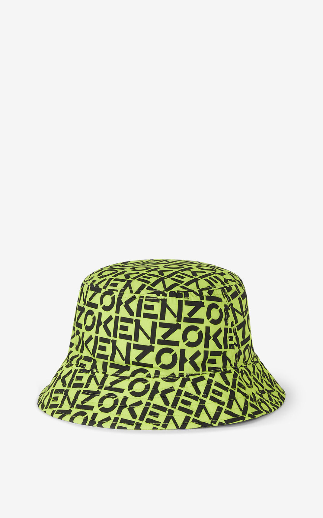 Kenzo Reversible monogram Gorro Pescador Hombre Verde Claro | 3098751-BG